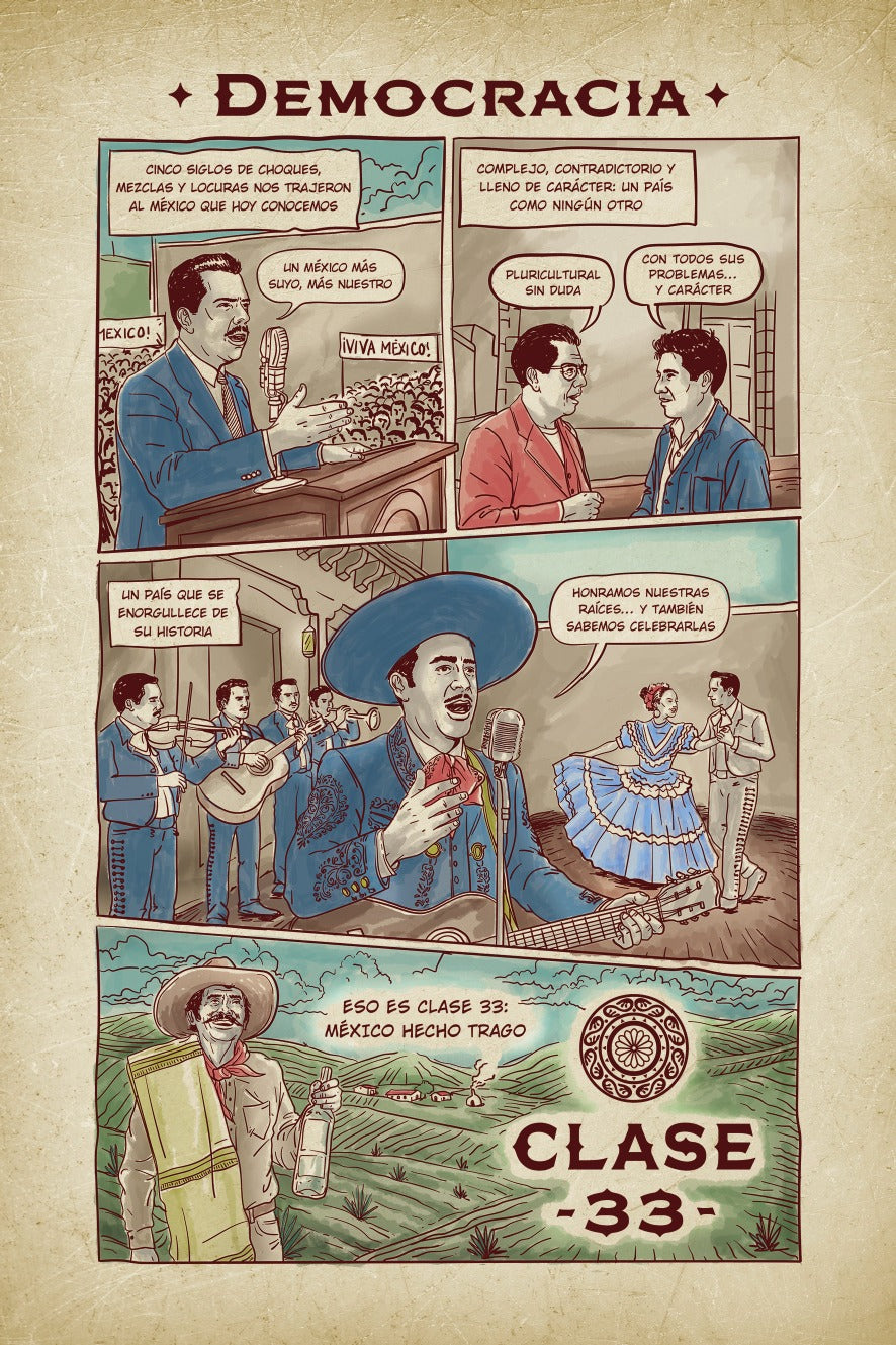 Hoja del cómic Clase 33